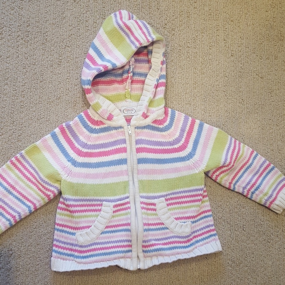 talbots kids sweater with hood